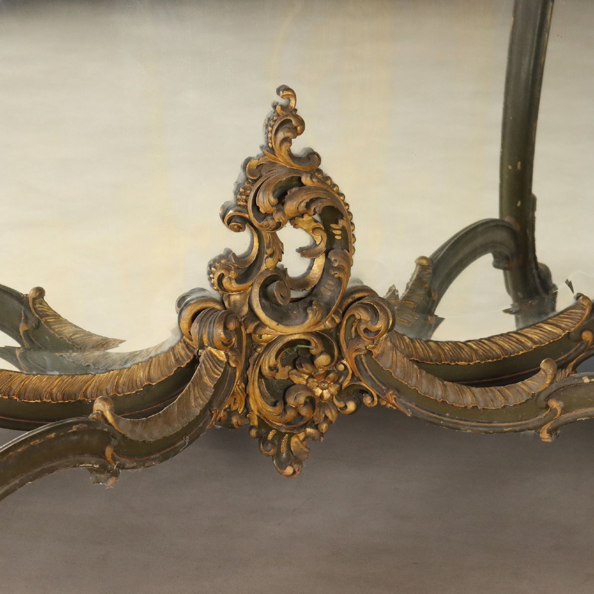 Consolle con Specchiera Stile Barocchetto Italia Fine XIX Secolo-photo-6
