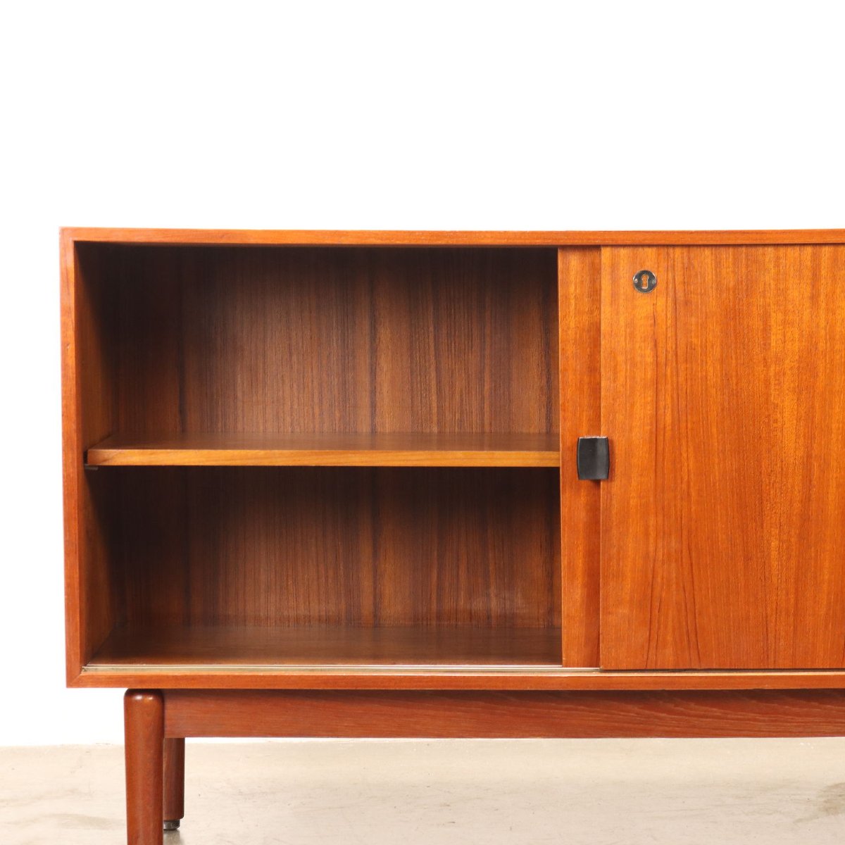 Sideboard Design Fratelli Saporiti Impiallacciato Teak Anni 60 Originale-photo-3