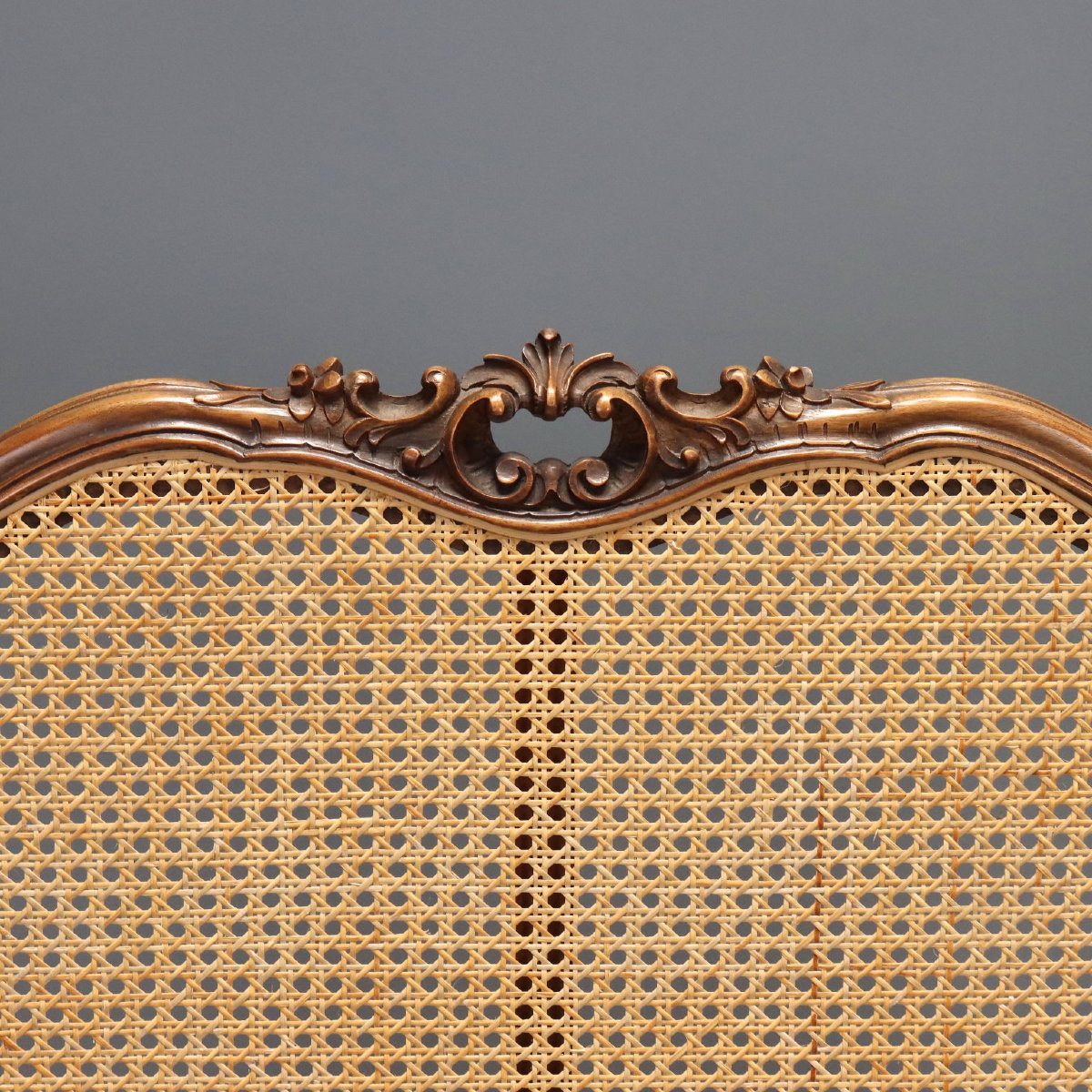 Letto Singolo in Stile Barocchetto in Noce Italia Inizio XX Secolo-photo-5