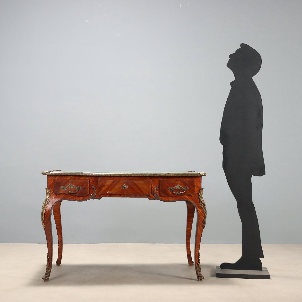 Scrivania Stile Napoleone III in Bois de Rose-photo-2
