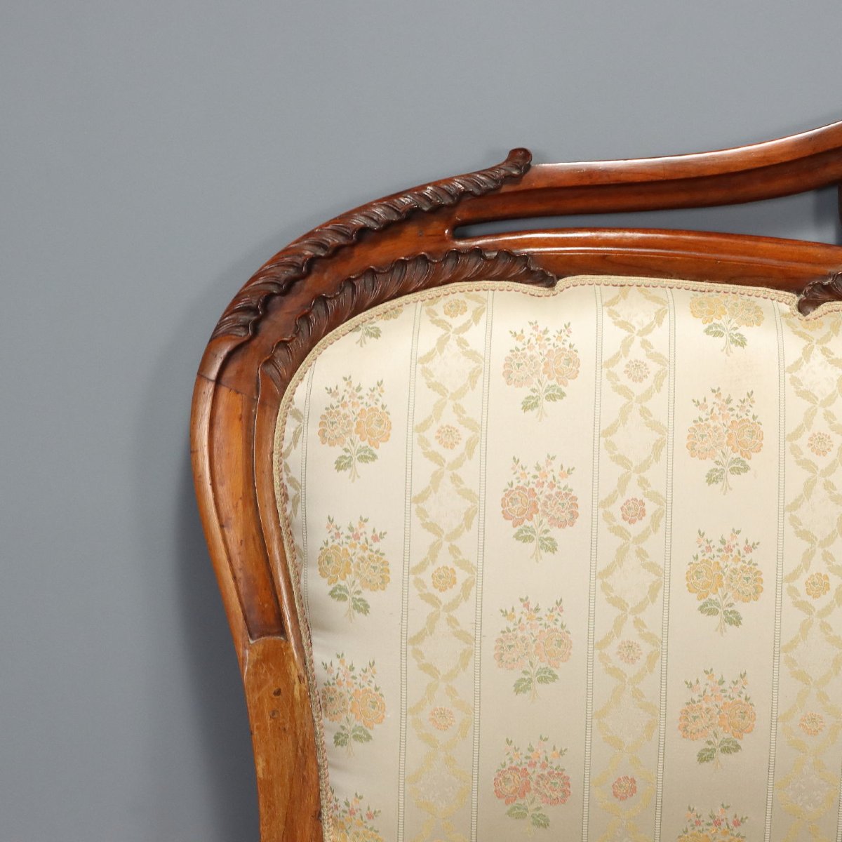 Letto Matrimoniale Luigi Filippo in Mogano Italia Secondo Quarto XIX Secolo-photo-1