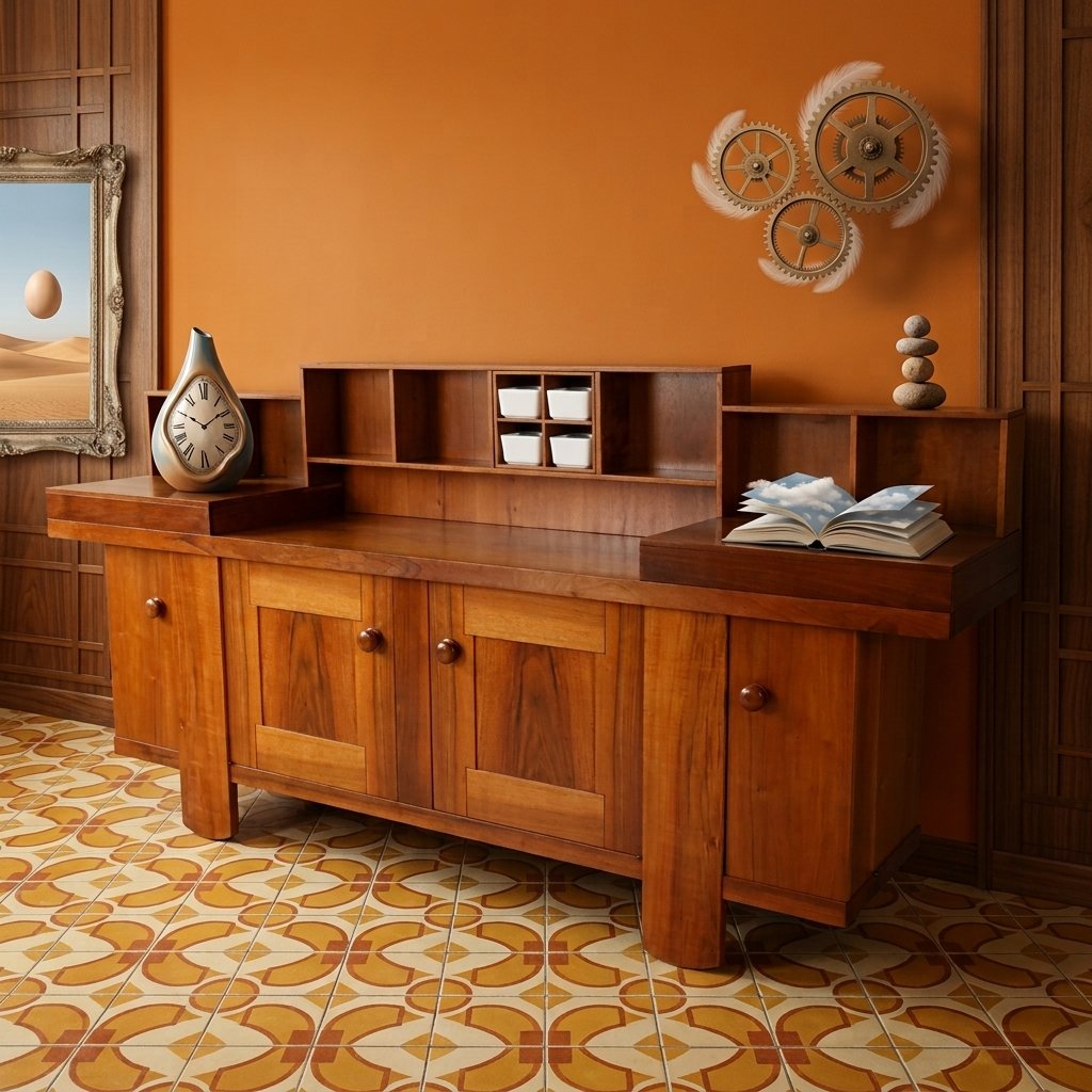 Credenza Bernini Vintage Design Silvio Coppola Italia Anni 60-70 Originale-photo-2