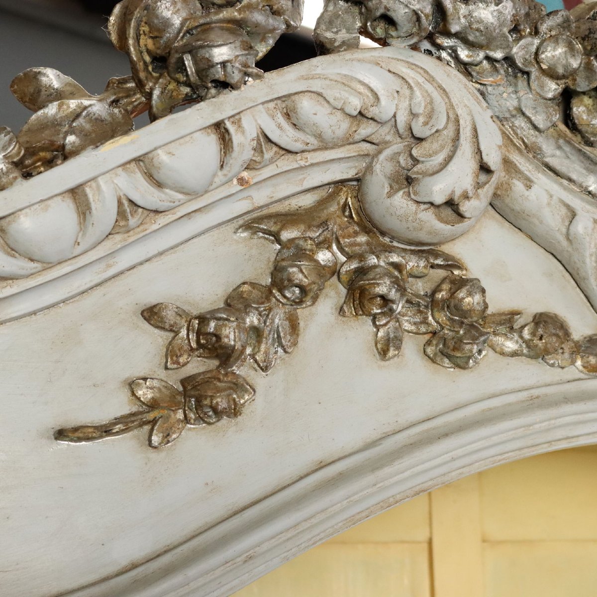 Credenza Doppio Corpo in Abete Laccato - Italia XIX Secolo Italia, metà XIX Secolo-photo-5