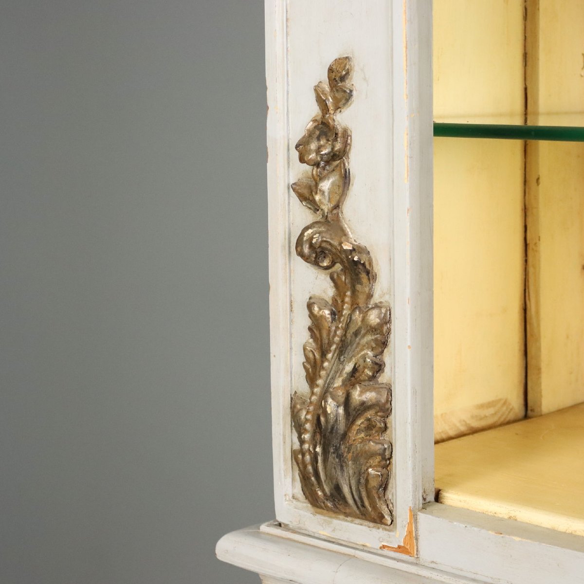 Credenza Doppio Corpo in Abete Laccato - Italia XIX Secolo Italia, metà XIX Secolo-photo-8