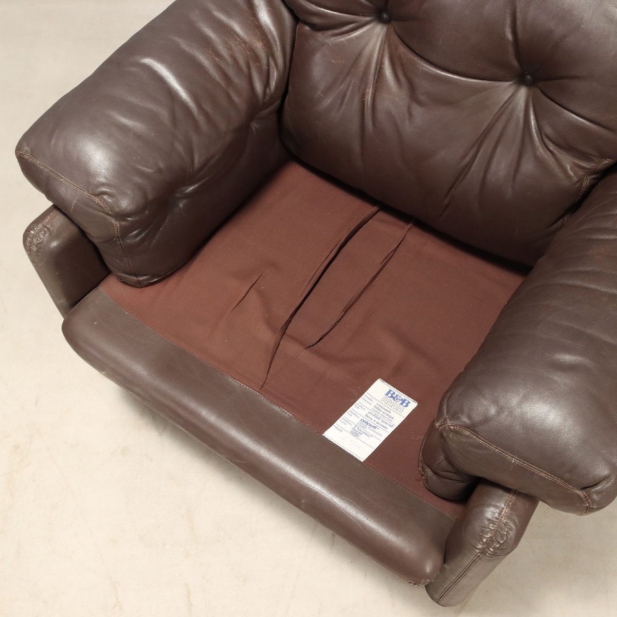 Poltrone Coronado Design Afra e Tobia Scarpa per B&B Marrone Anni 70 Originali-photo-4