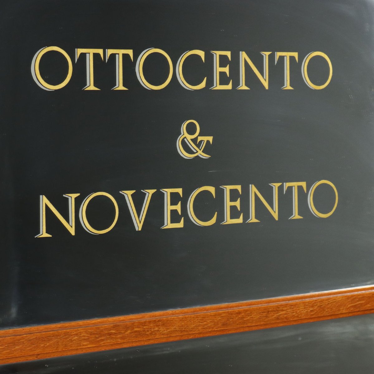 Grande Specchiera Liberty in Rovere Intagliato Italia XX Secolo Originale-photo-4