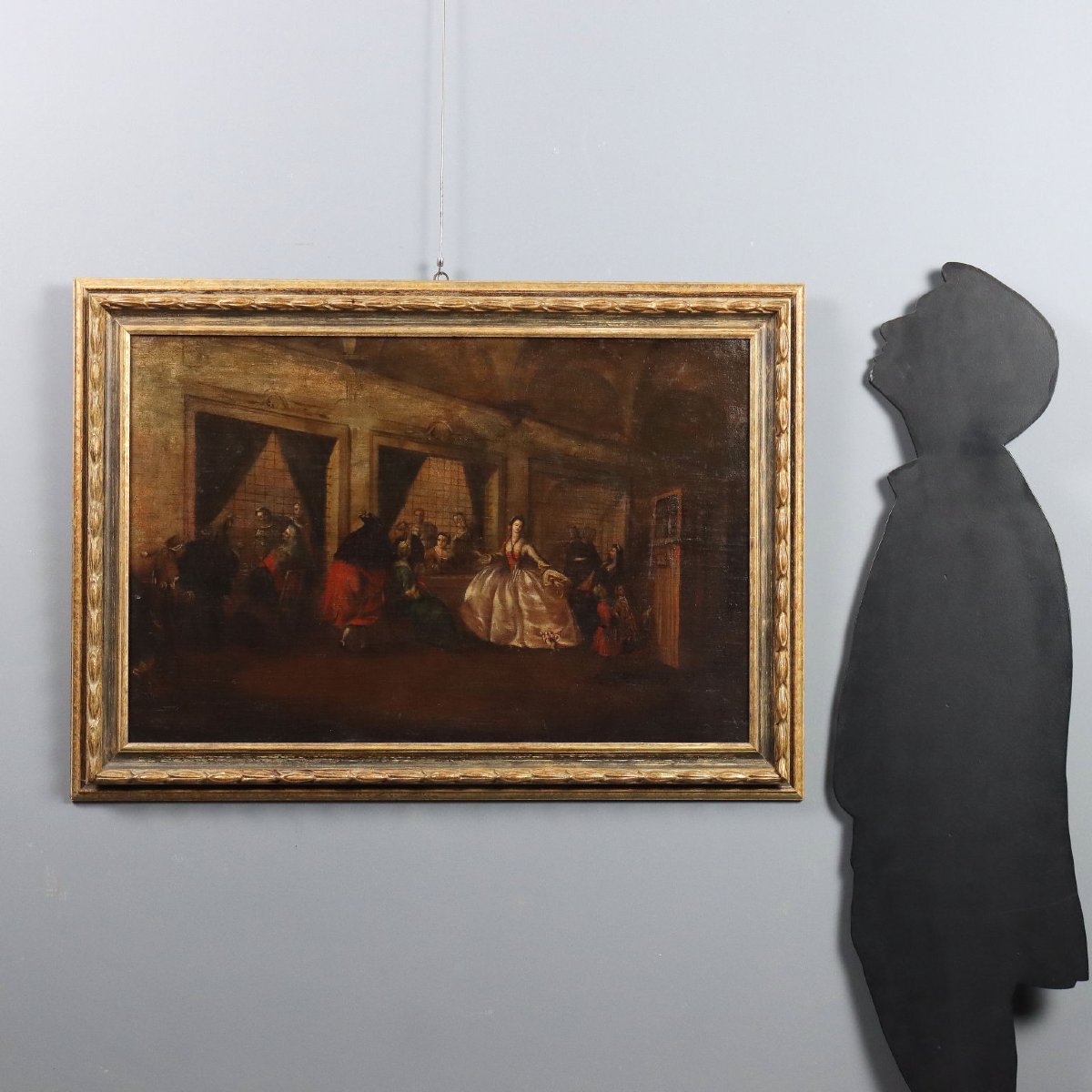 Francesco Guardi Il Parlatorio delle Monache di San Zaccaria Copia XIX Secolo-photo-2