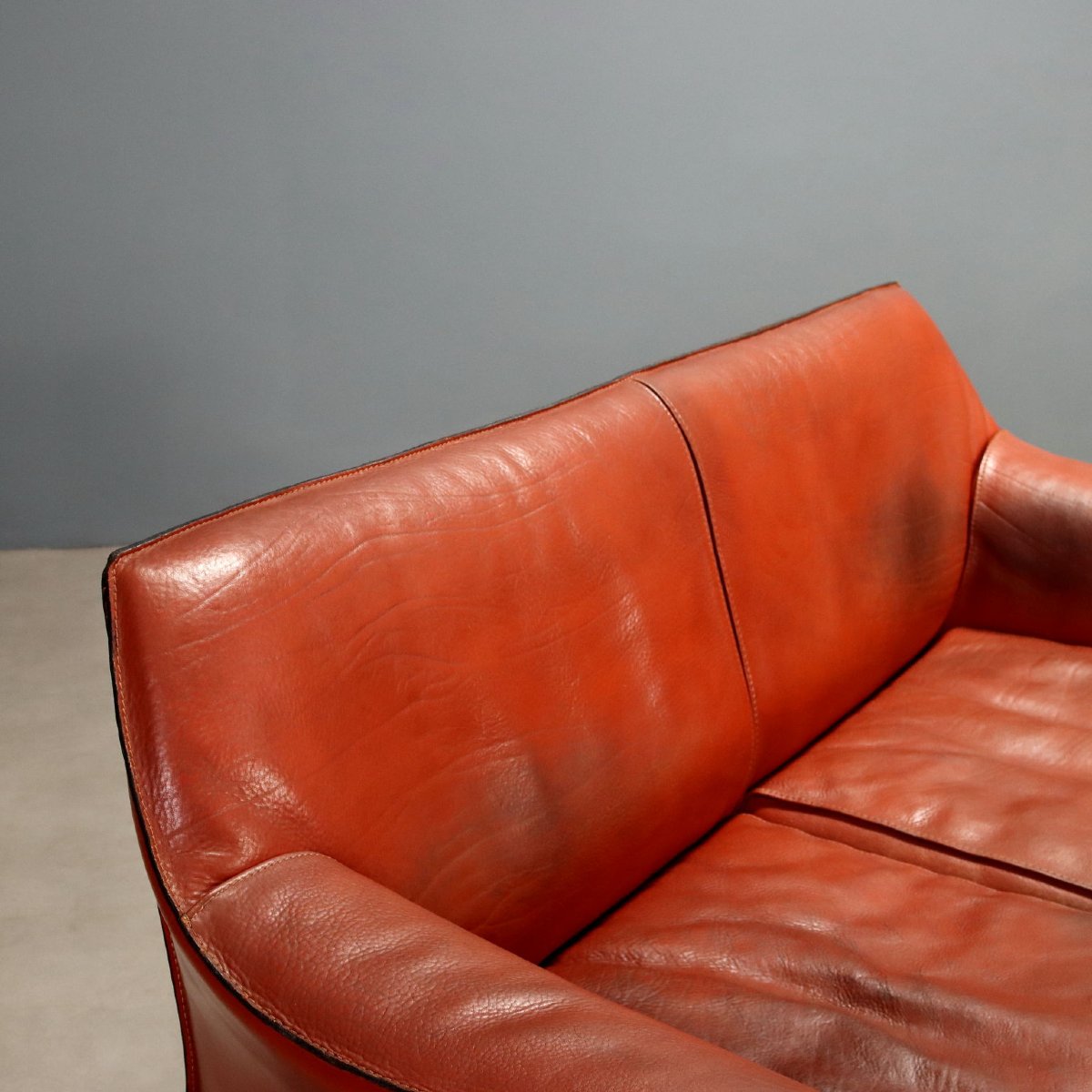 Divano Cassina CAB 415 Vintage Design Mario Bellini Anni 80 Originale-photo-1