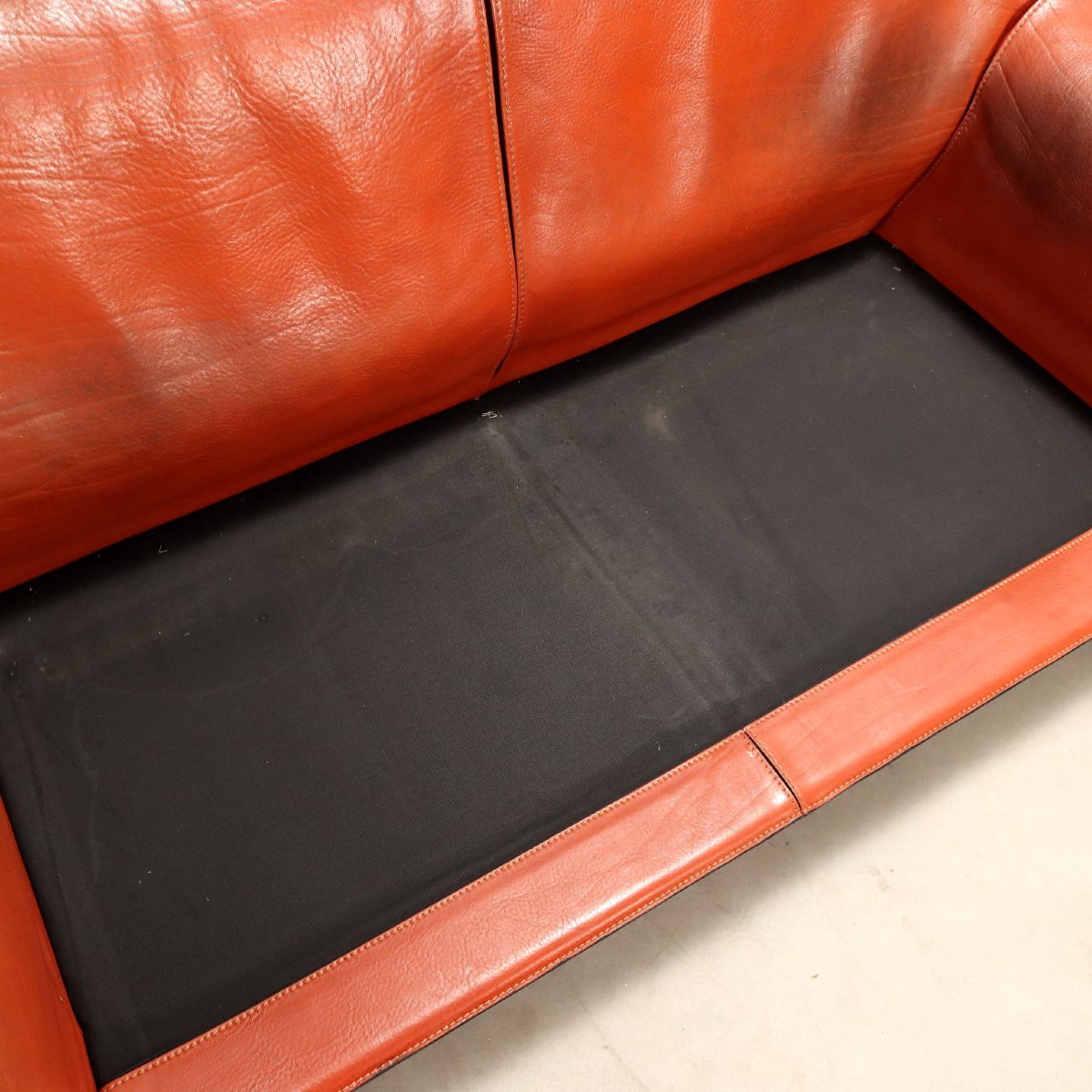 Divano Cassina CAB 415 Vintage Design Mario Bellini Anni 80 Originale-photo-7
