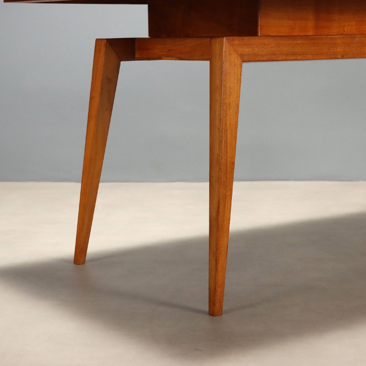 Tavolo Vintage Rovere Piano in Formica Rosa Italia Design Anni 60 Originale-photo-1