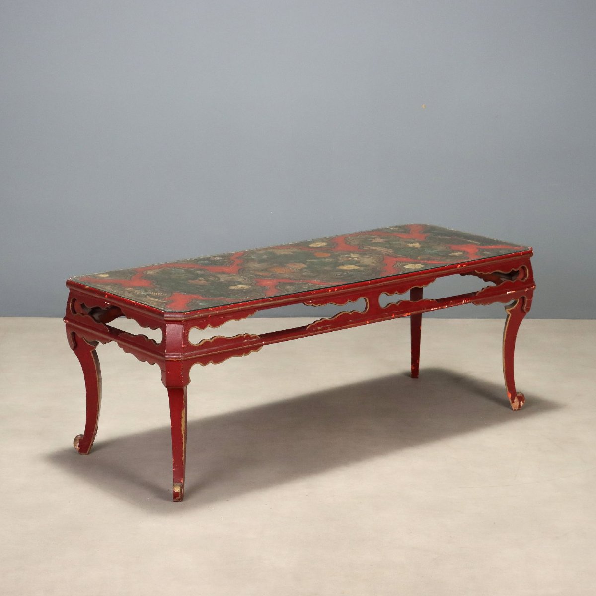 Tavolino da Centro in Stile Chinoiserie Cina XIX Secolo
