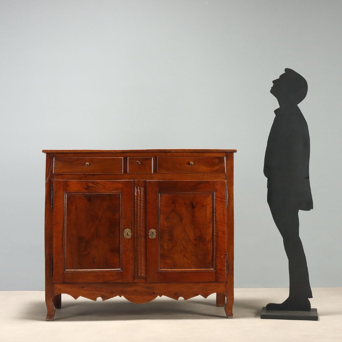 Credenza Barocca in Noce Francia Inizio XIX Secolo-photo-2