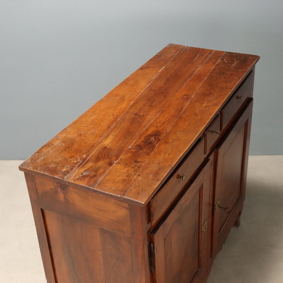 Credenza Barocca in Noce Francia Inizio XIX Secolo-photo-4