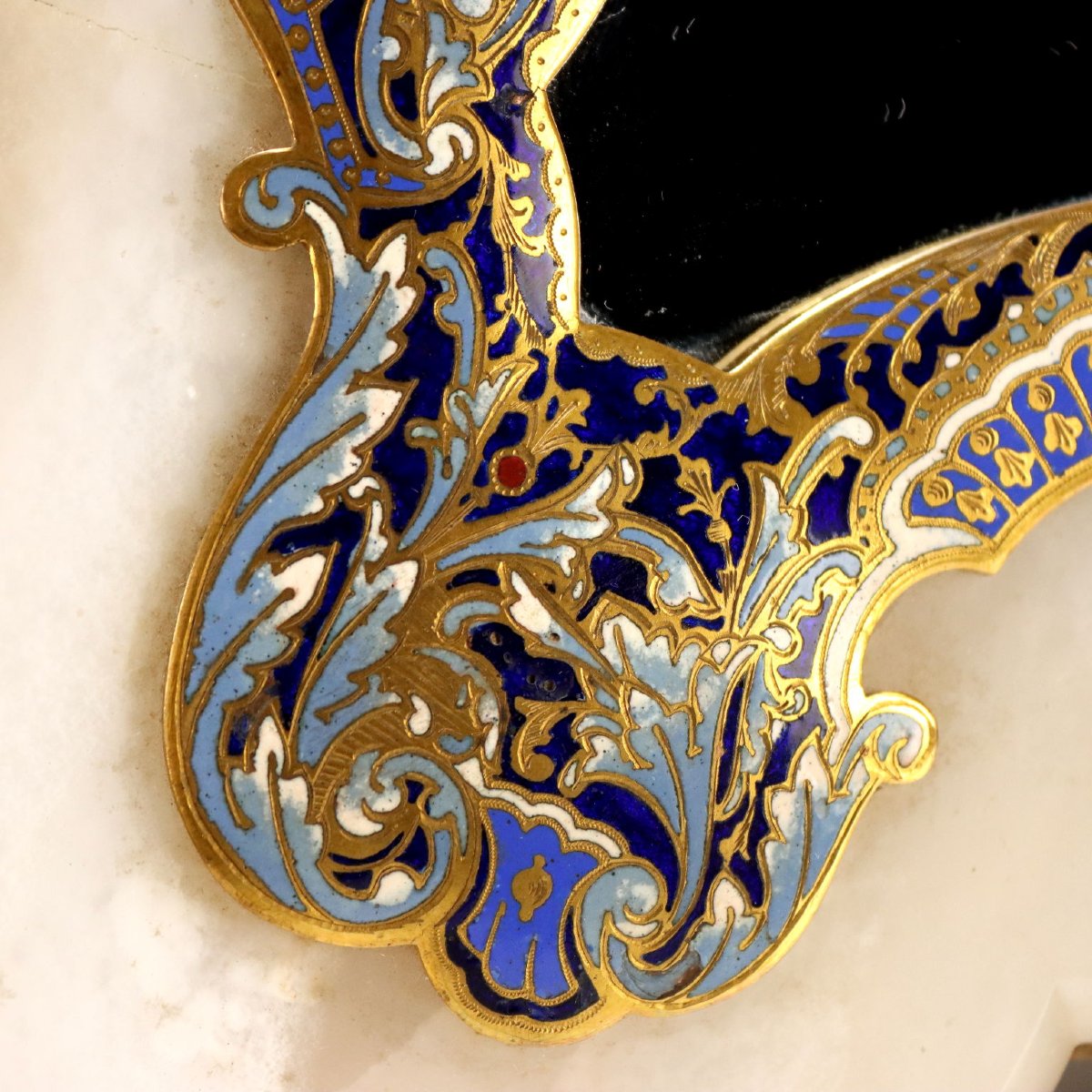 Specchio da Tavolo Champleré e Ormolu Francia Fine '800 Primi '900-photo-2