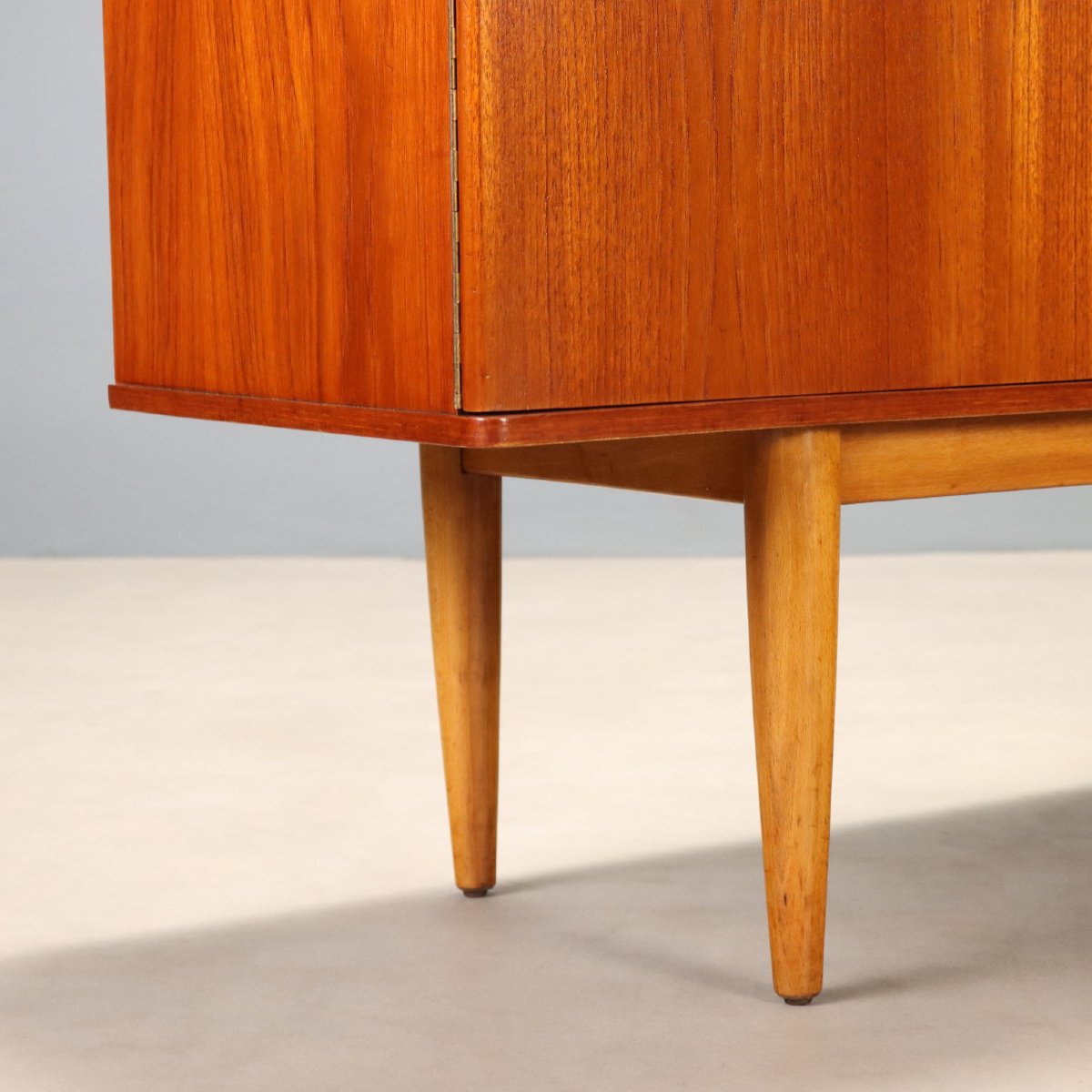 Sideboard Vintage Teak Design Inglese Anni 60 Restaurato-photo-4