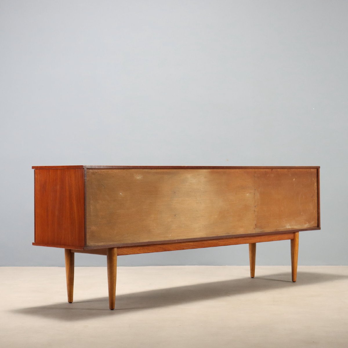 Sideboard Vintage Teak Design Inglese Anni 60 Restaurato-photo-6