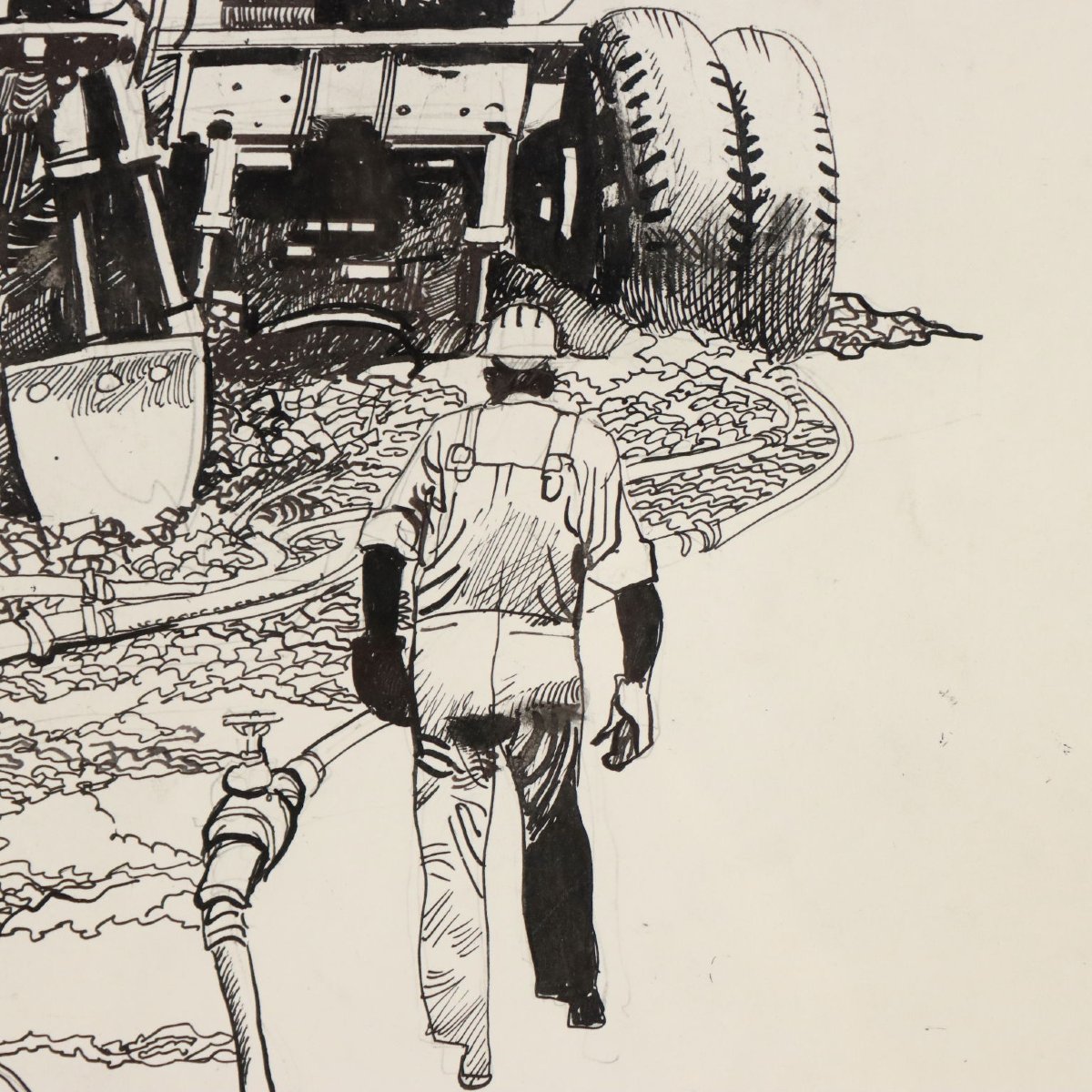 Sergio Toppi Tavola Illustrata Quadro China su Carta Firmato Originale-photo-1