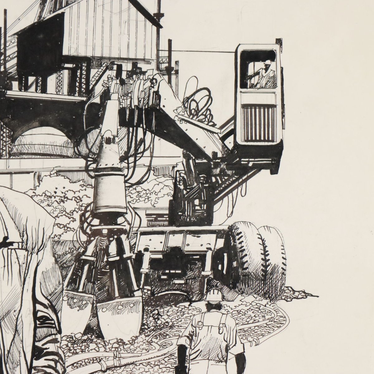 Sergio Toppi Tavola Illustrata Quadro China su Carta Firmato Originale-photo-4