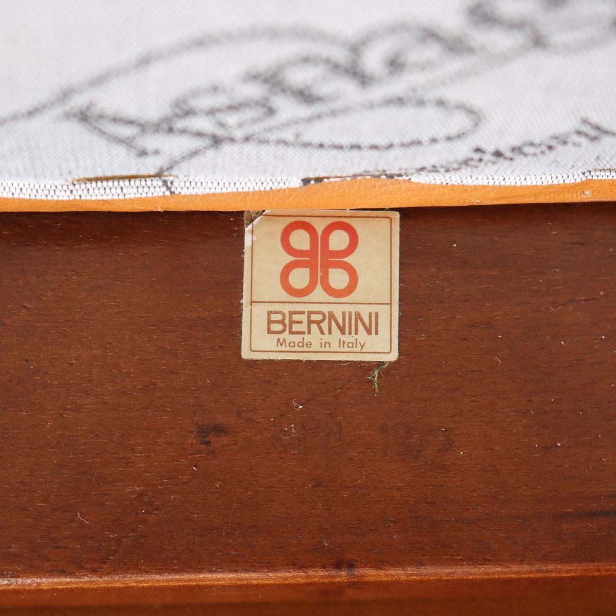 Set 8 Sedie Bernini Vintage Design Silvio Coppola Faggio Pelle Anni 60 Originali-photo-6