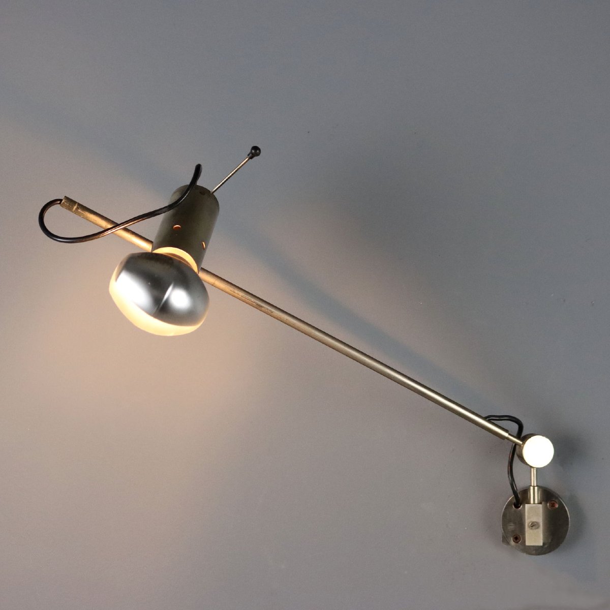 Lampada Parete Vintage 194 Design Tito Agnoli per Oluce Italia Anni 60 Originale-photo-2