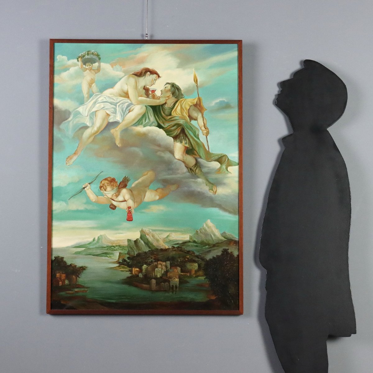 Dipinto Contemporaneo Firmato A. Cappuccio Omaggio a Davide Campari-photo-2