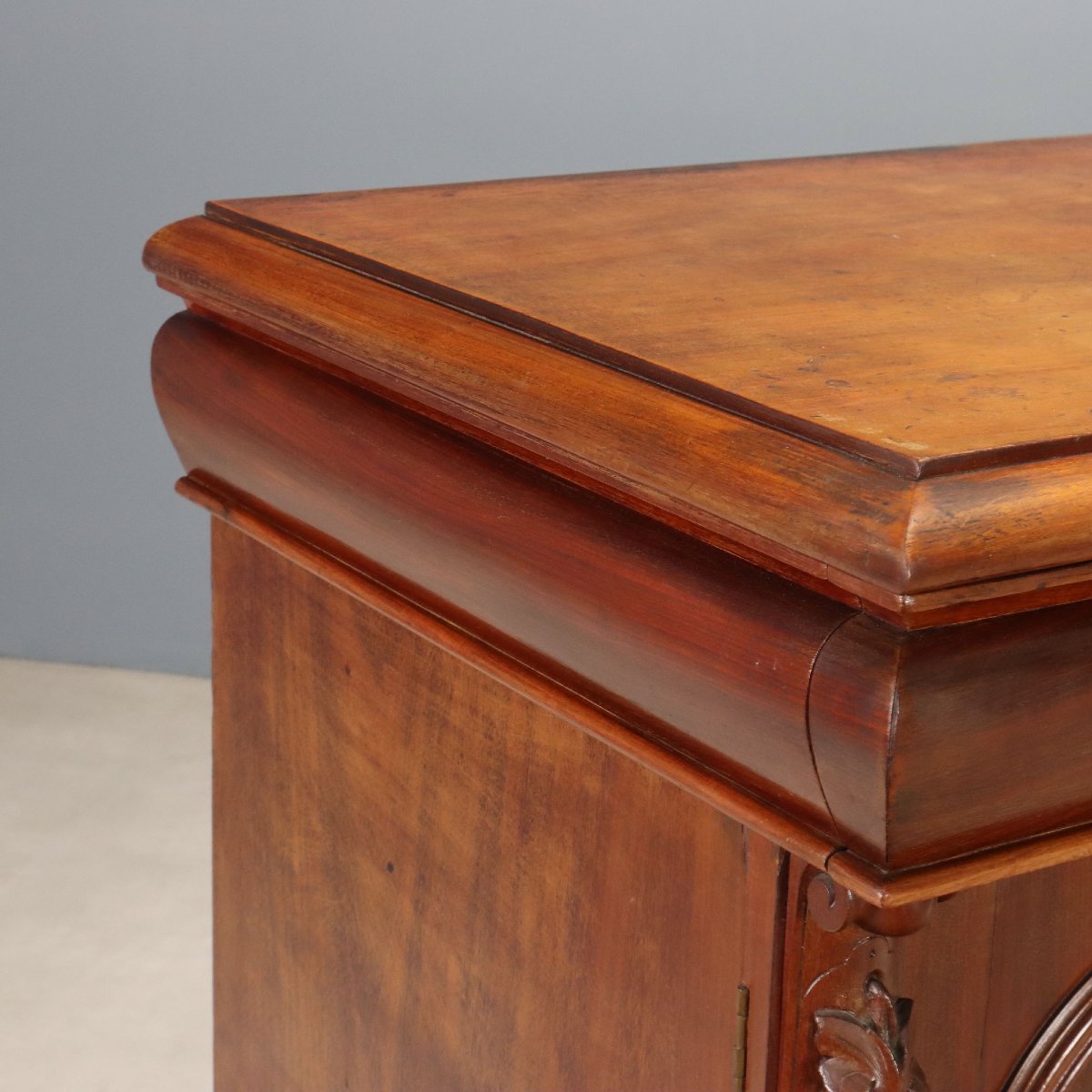 Credenza Vittoriana in Mogano Intagliato Inghilterra Fine XIX Secolo-photo-6