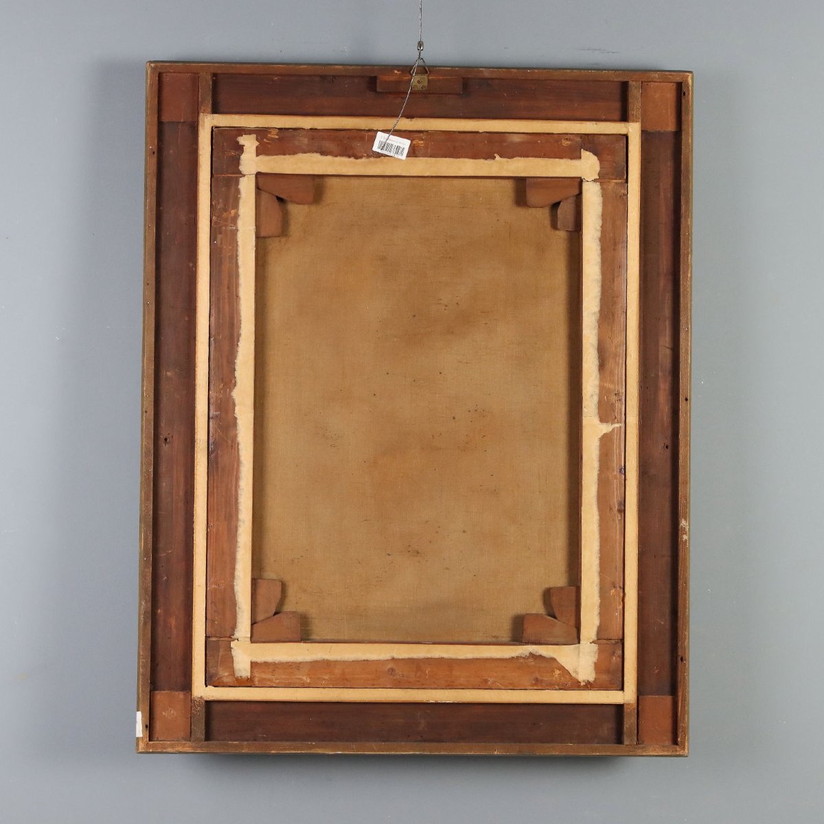 Dipinto Antico Firmato Luigi Conconi Olio su Tela Italia XIX Secolo-photo-7