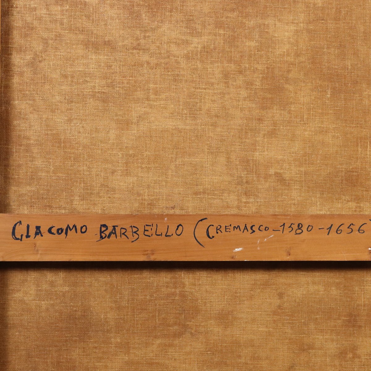 Dipinto Antico La Visitazione Olio su Tela Italia XVII-XVIII Secolo-photo-7