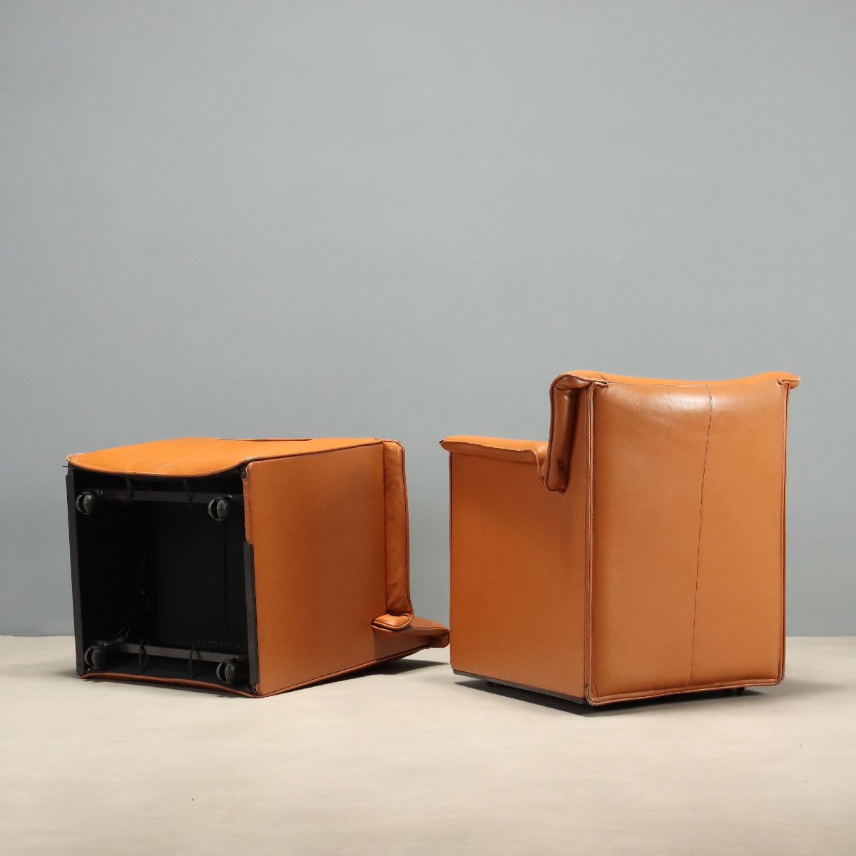 Poltrone B&B Laurianetta Vintage Design Afra & Tobia Scarpa Anni 80-photo-3