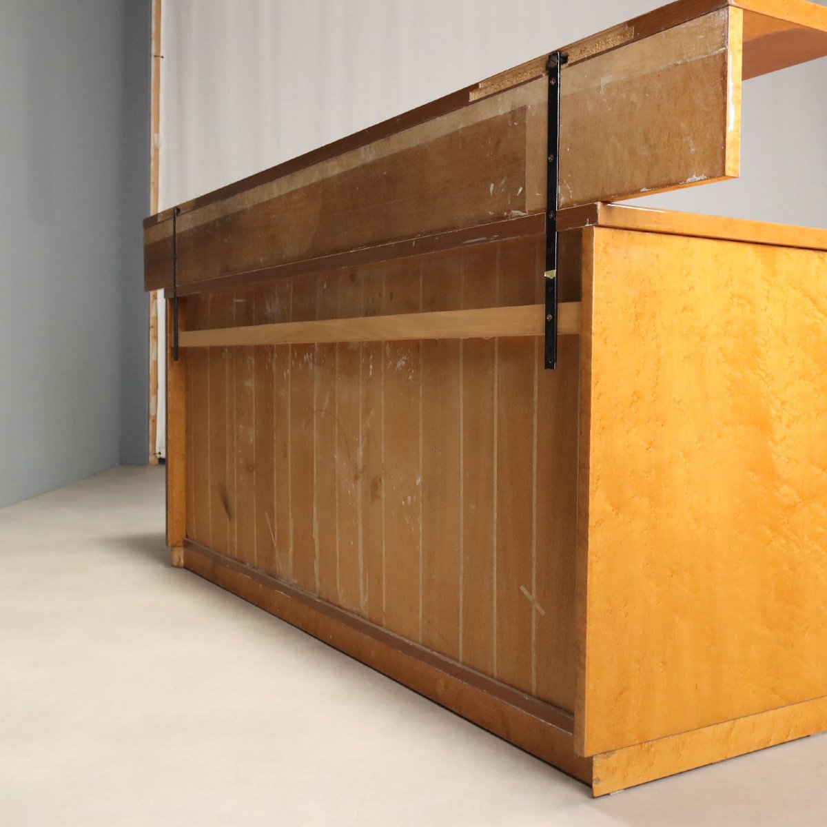 Mobile Buffet Vintage Radica con Alzata a Giorno Design Anni 80-photo-4