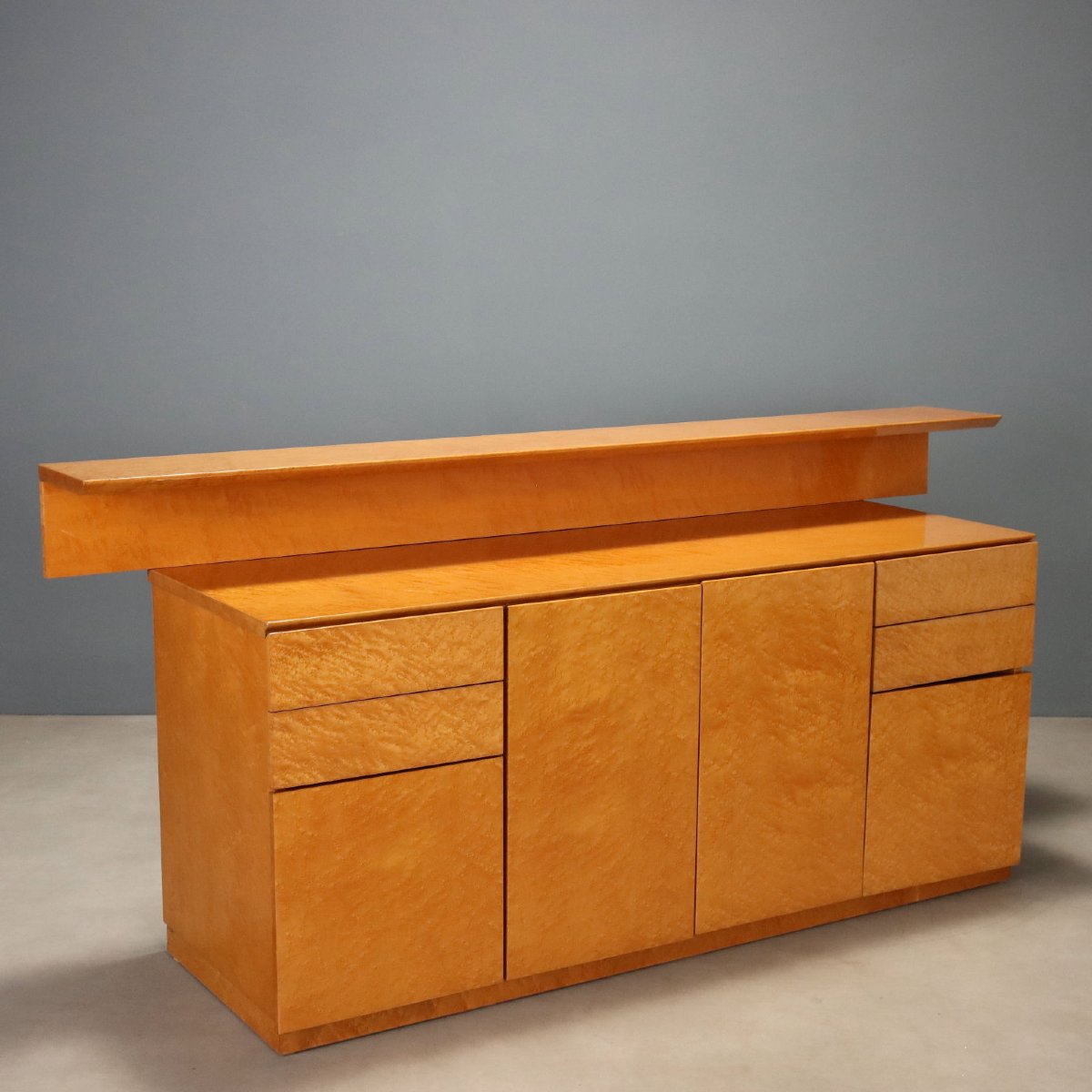 Mobile Buffet Vintage Radica con Alzata a Giorno Design Anni 80