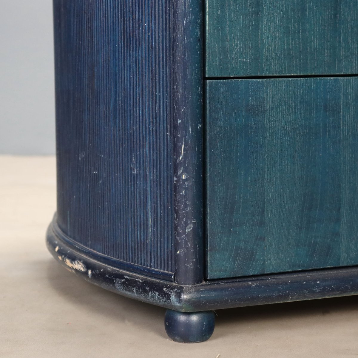 Cassettiera Settimanale Roberti Rattan Vintage Legno Design Anni 80 Originale-photo-3