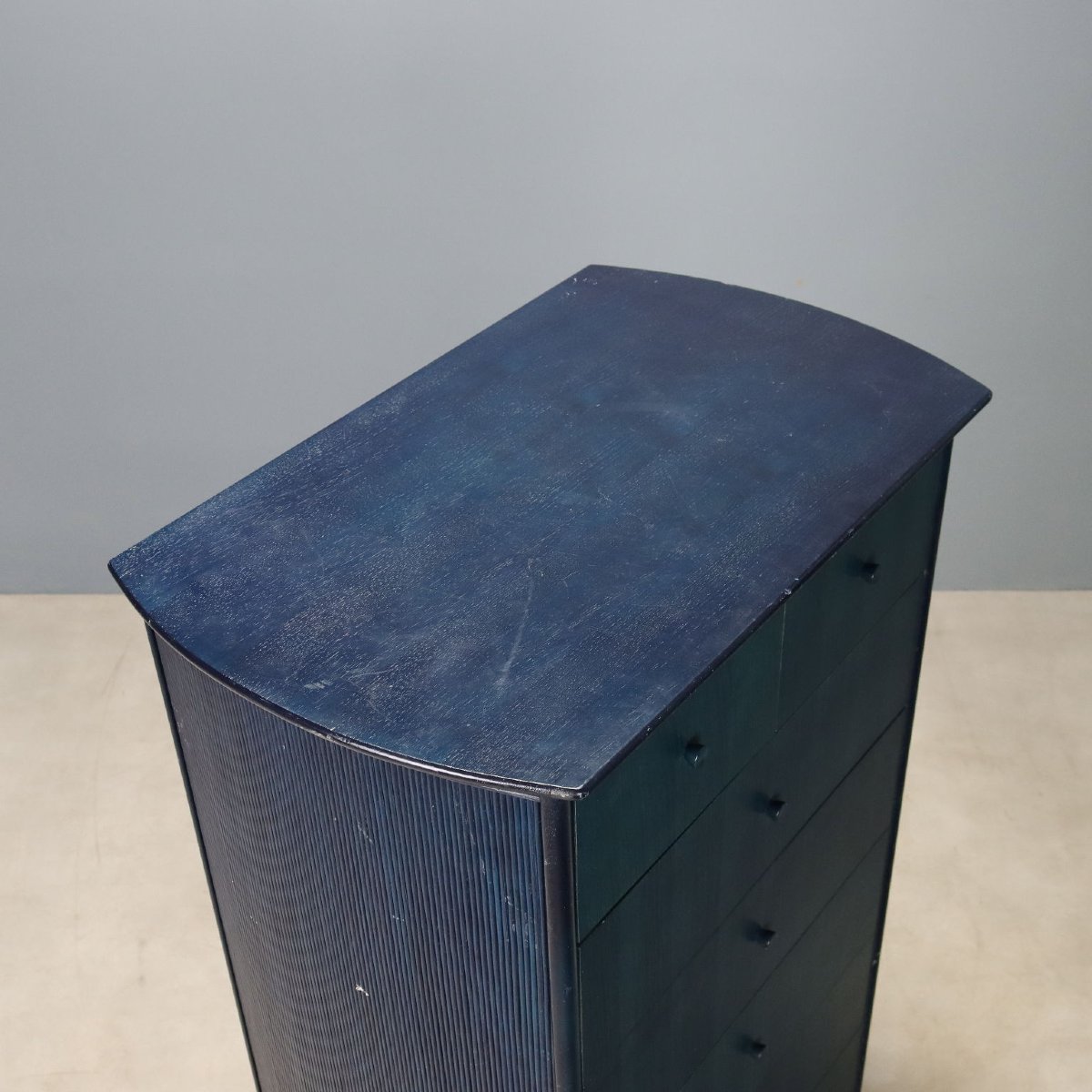 Cassettiera Settimanale Roberti Rattan Vintage Legno Design Anni 80 Originale-photo-4