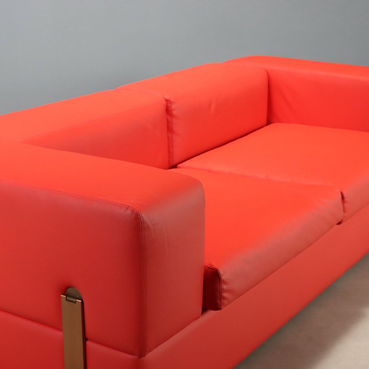 Divano 711 Design Tito Agnoli per Cinova Similpelle Italia Anni 60 Originale