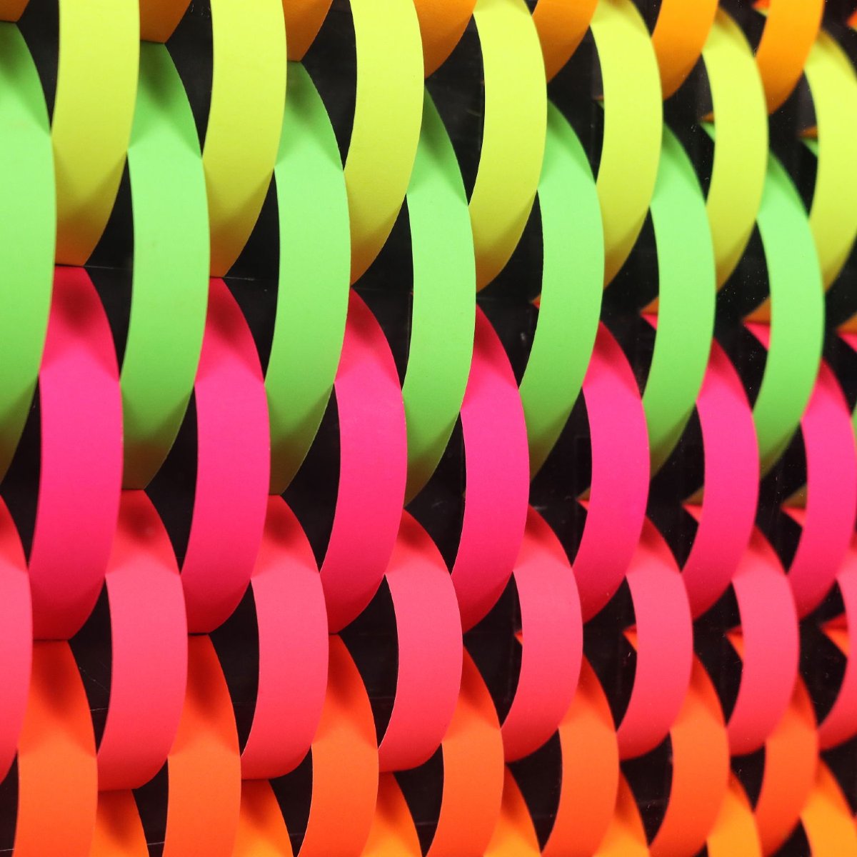 Dario Zaffaroni Dinamiche Policrome Fluorescenti Quadro Firmato 2019 Originale-photo-3