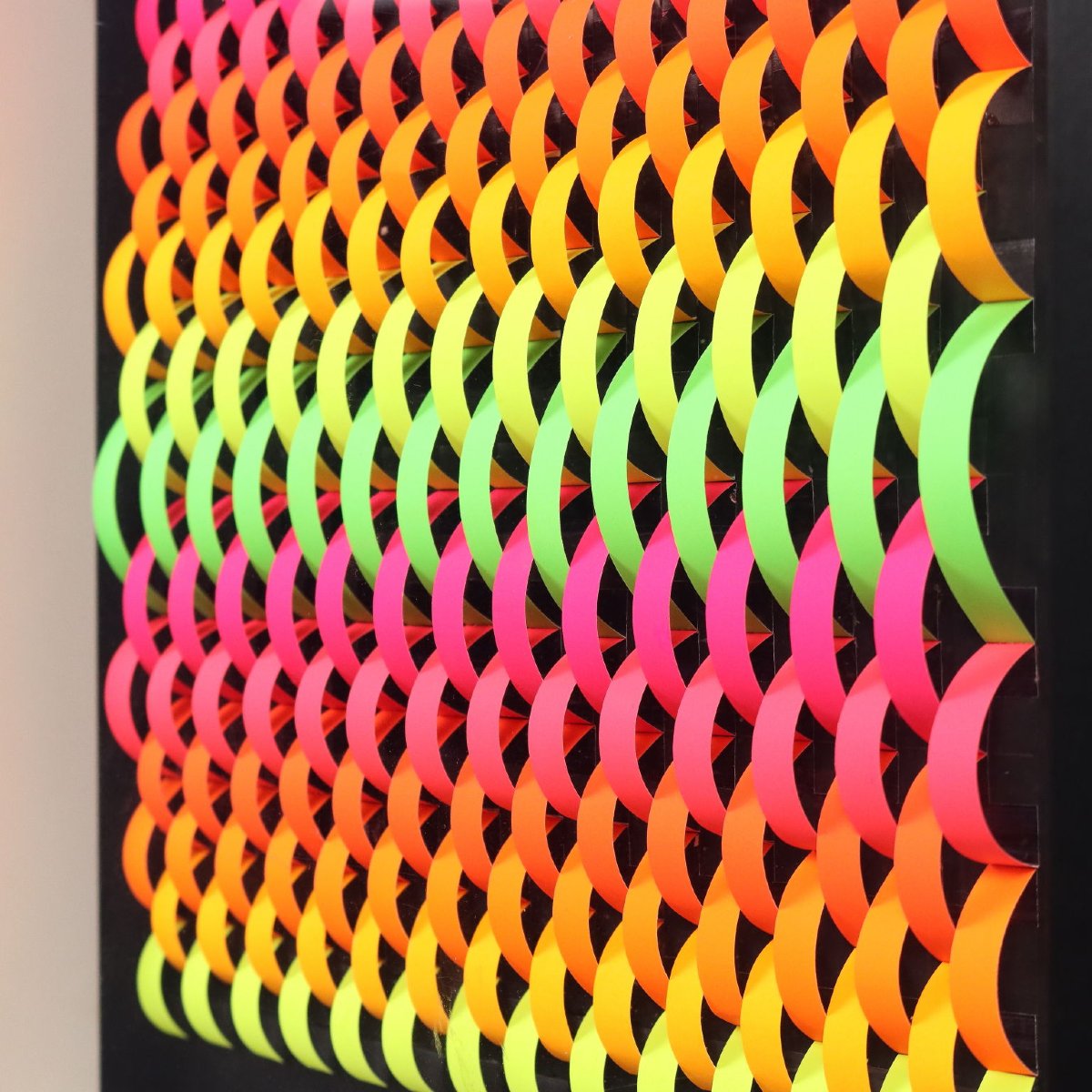 Dario Zaffaroni Dinamiche Policrome Fluorescenti Quadro Firmato 2019 Originale-photo-3
