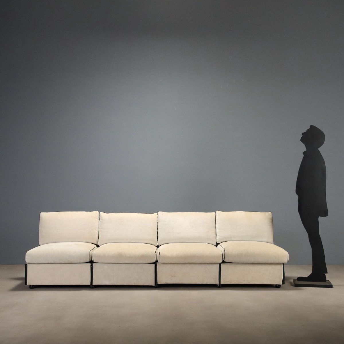 Divano Cassina Chair-a-Bank Vintage Design Mario Bellini Anni 80-photo-2