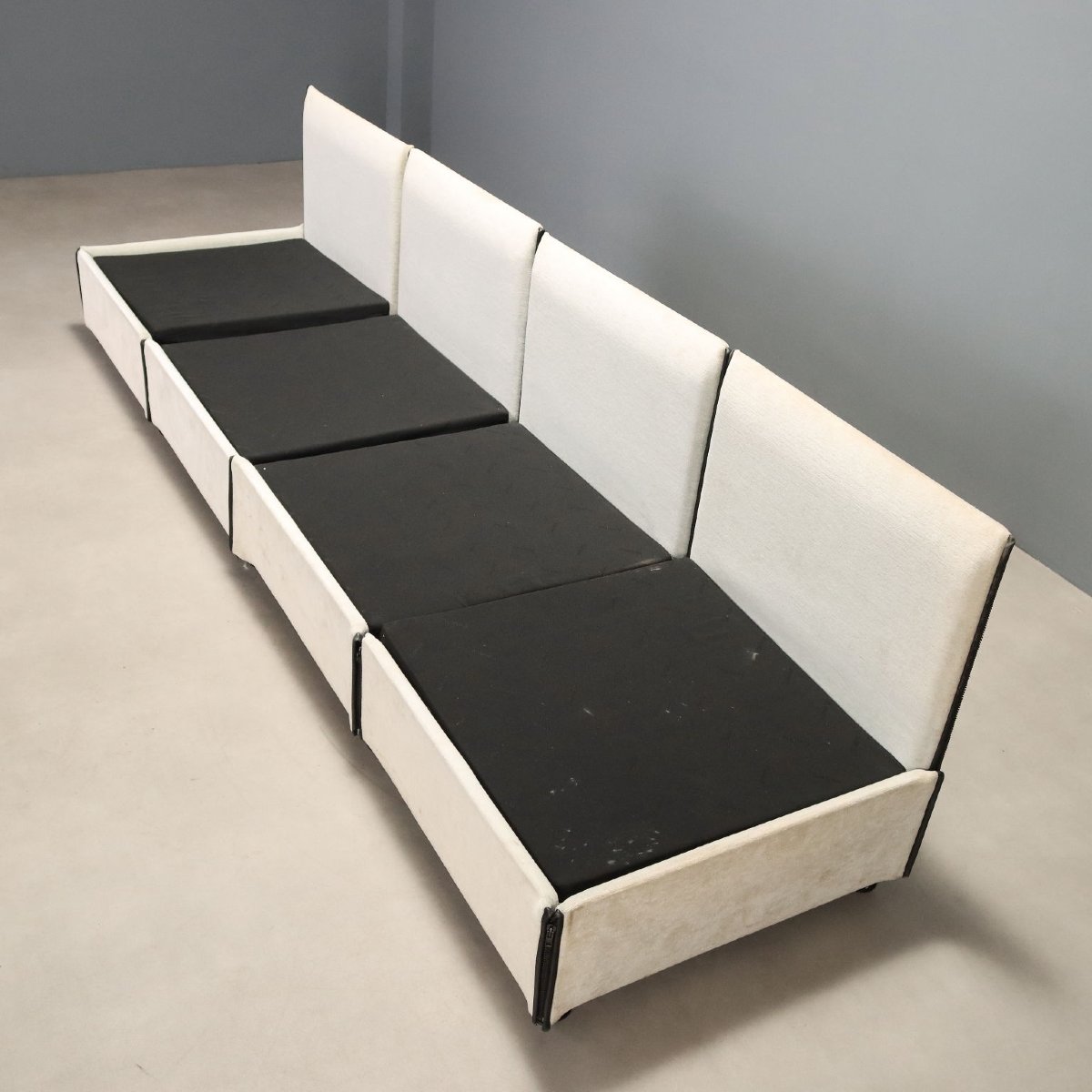 Divano Cassina Chair-a-Bank Vintage Design Mario Bellini Anni 80-photo-3