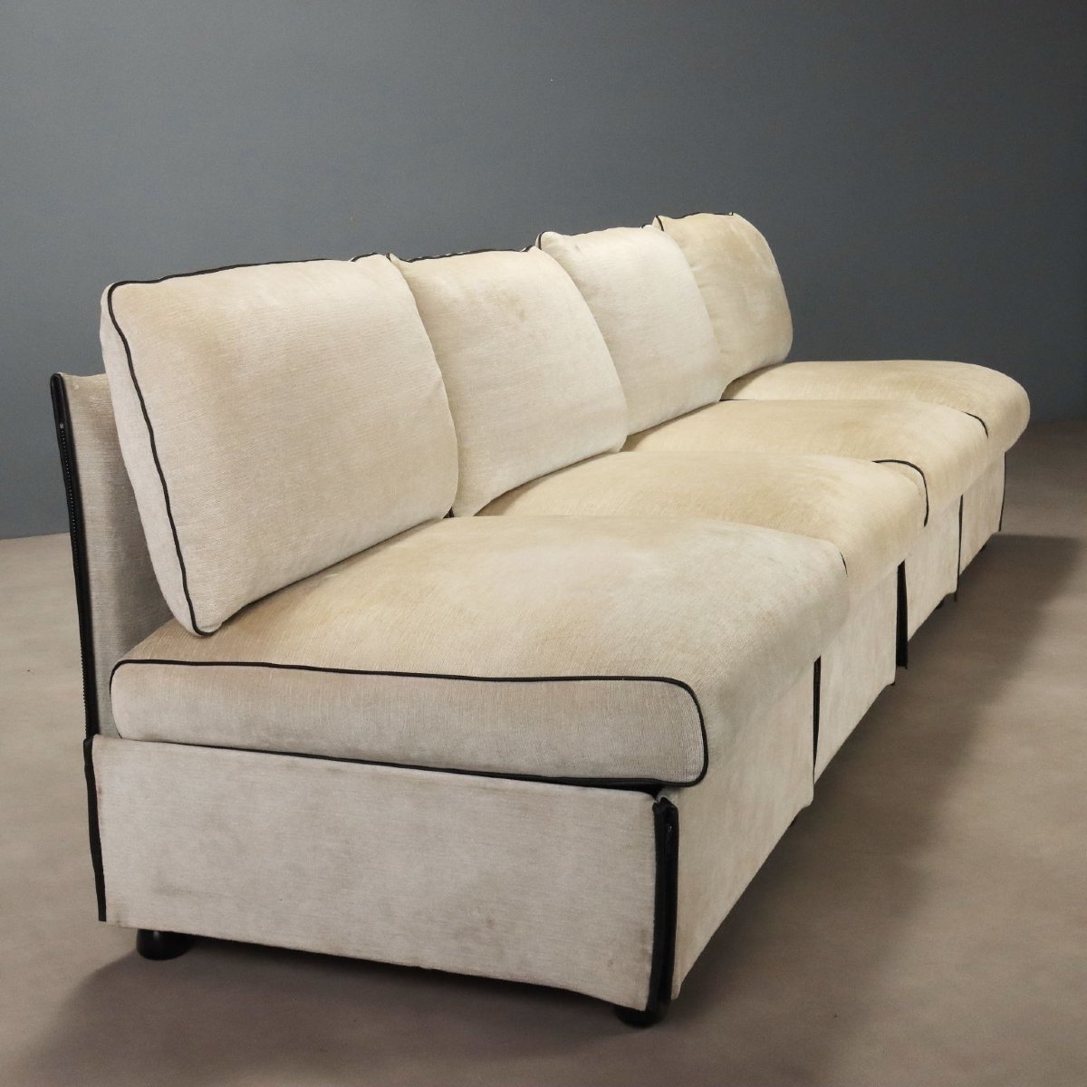 Divano Cassina Chair-a-Bank Vintage Design Mario Bellini Anni 80-photo-7