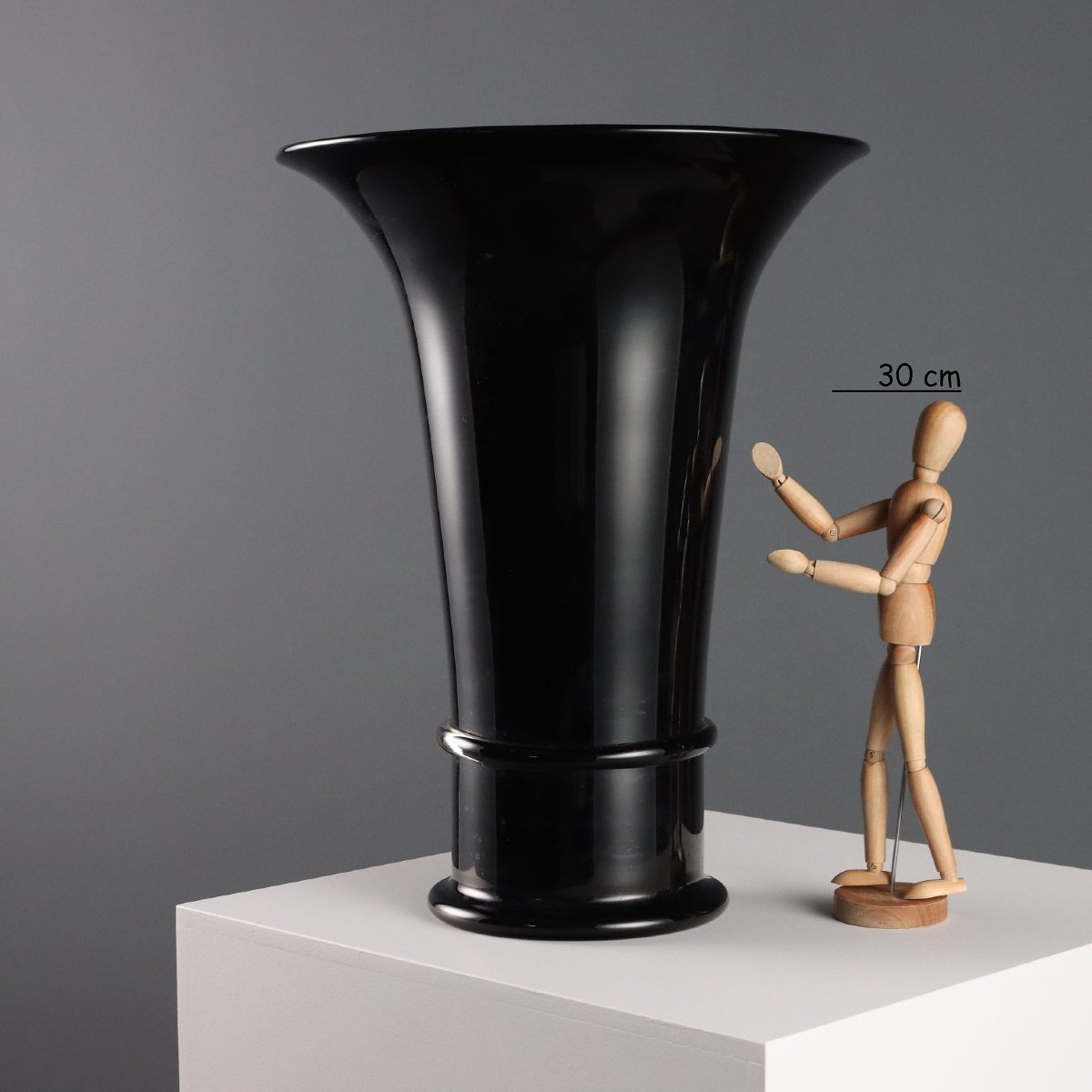 Vaso Vintage Manifattura Seguso Vetri d'Arte Design Italia Anni 80 Originale-photo-1