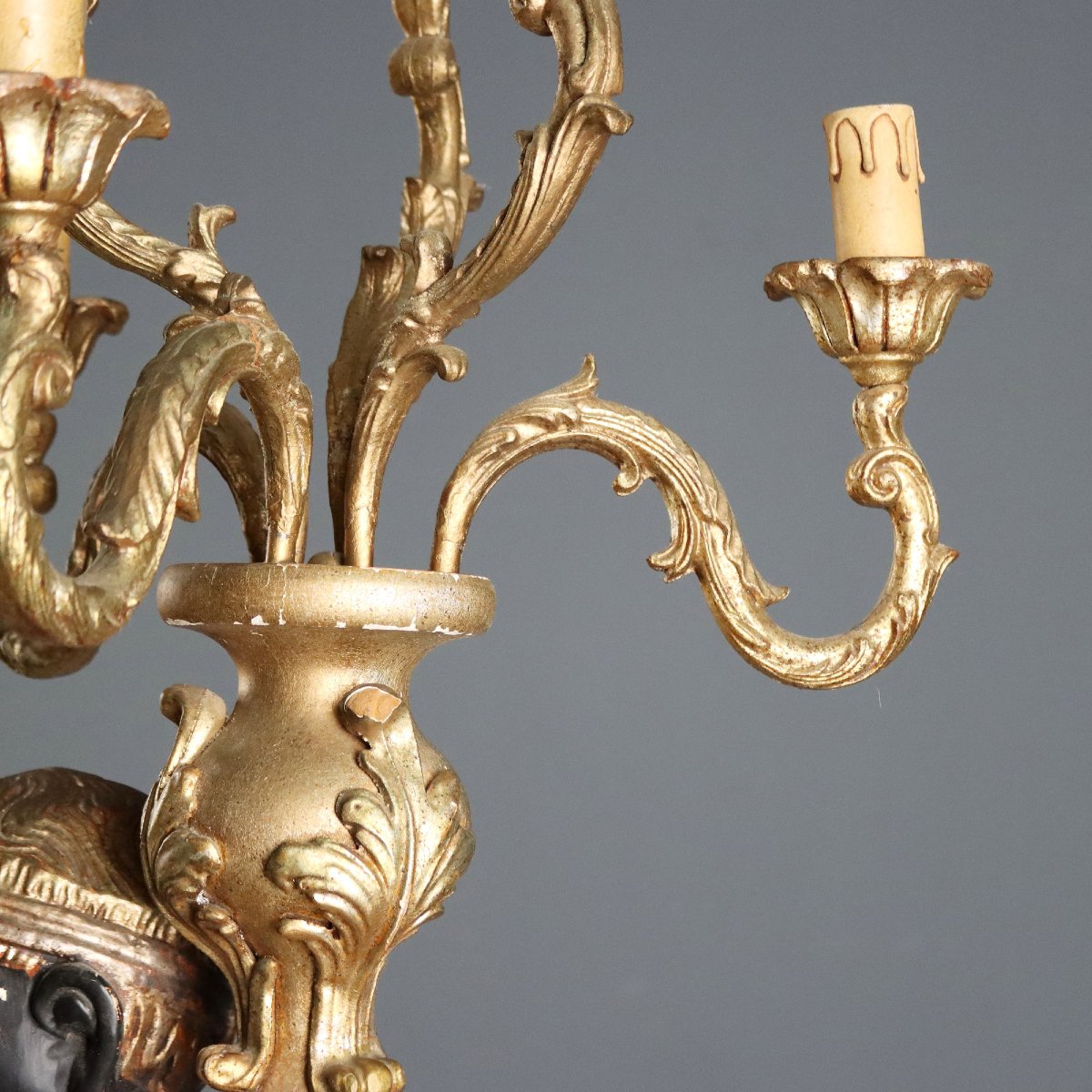 Candelabri in Stile Decorativo Italia, metà XX Secolo-photo-4