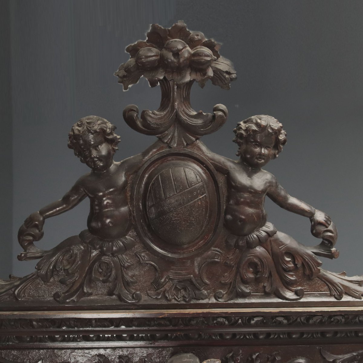 Consolle Neobarocca con Specchiera Italia, fine XIX Secolo-photo-3