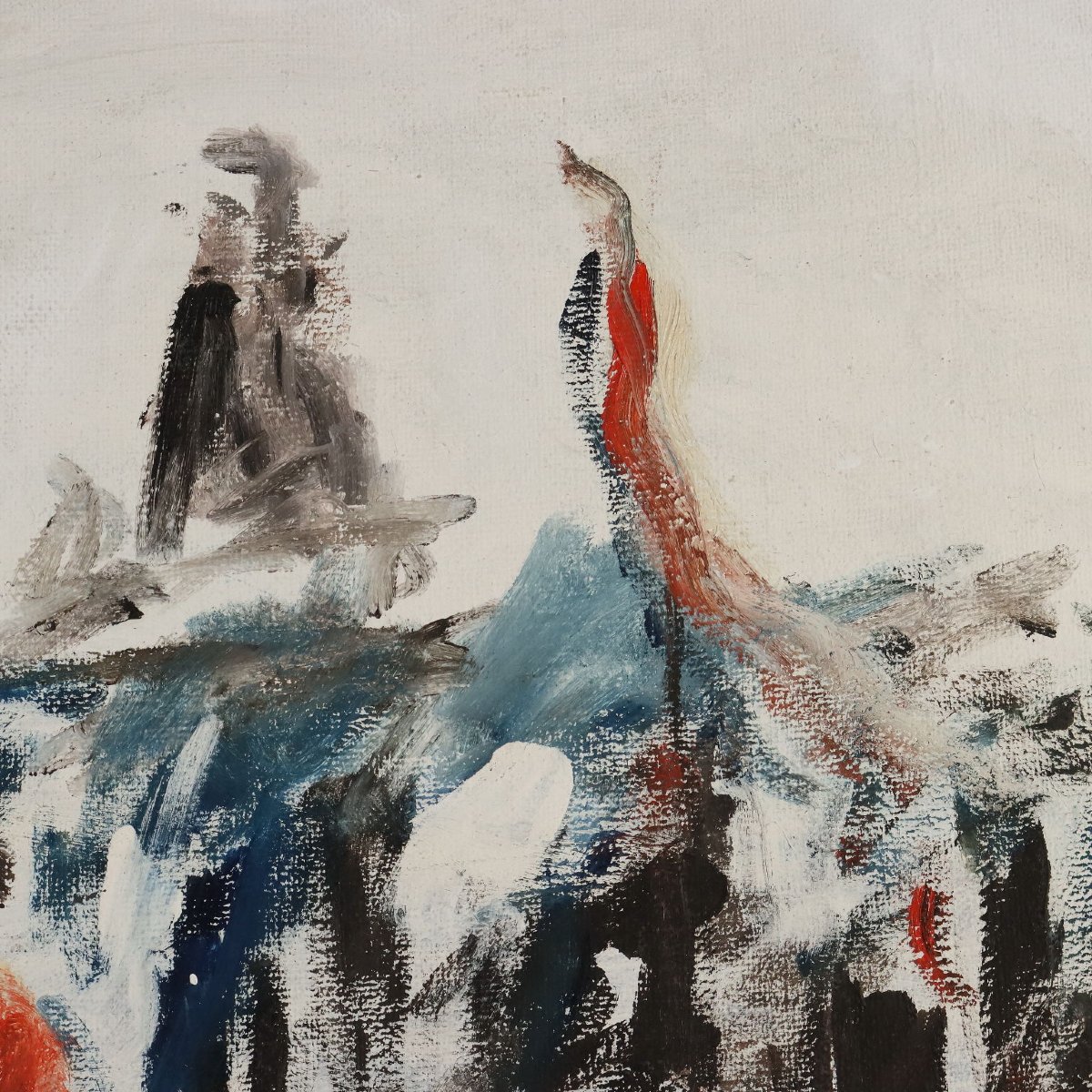Dipinto Contemporaneo Fernando Wamprechts Procession I, 1982-photo-2