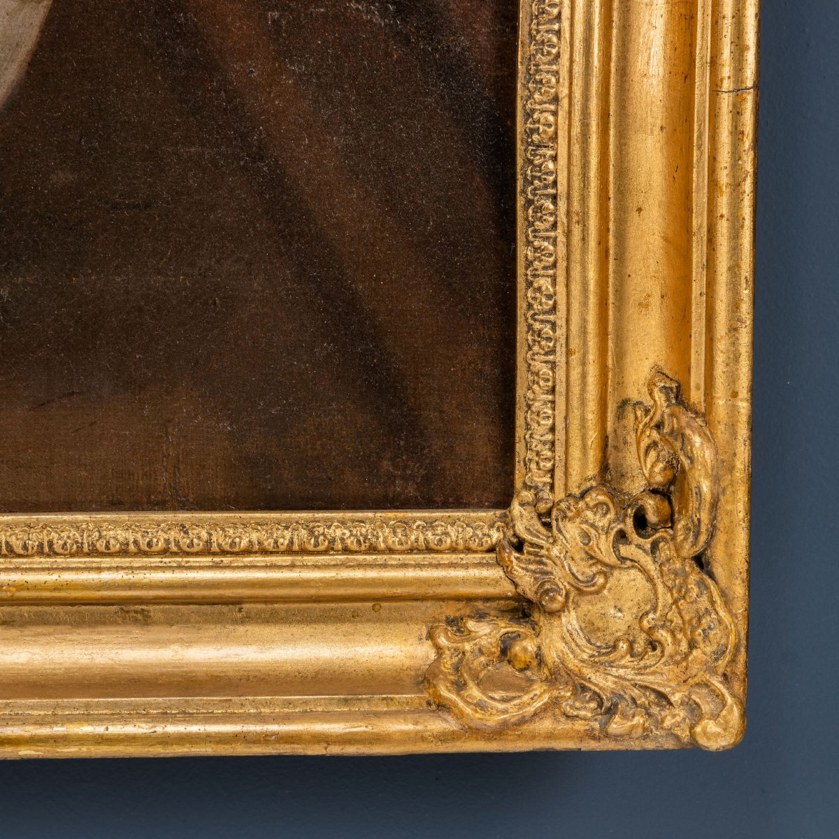 Girolamo Forabosco Dipinto Olio su Tela Jefte e la Figlia Italia XVII Secolo-photo-3