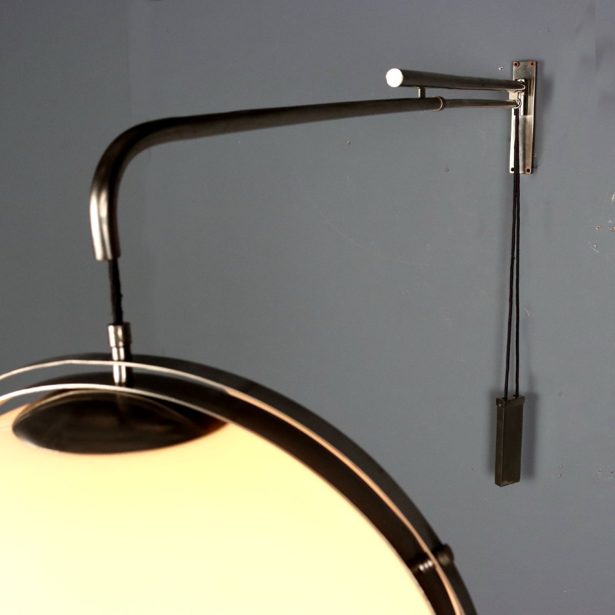 Lampada Vintage Space Age Metacrilato Metallo Italia Design Anni 70 Originale-photo-1