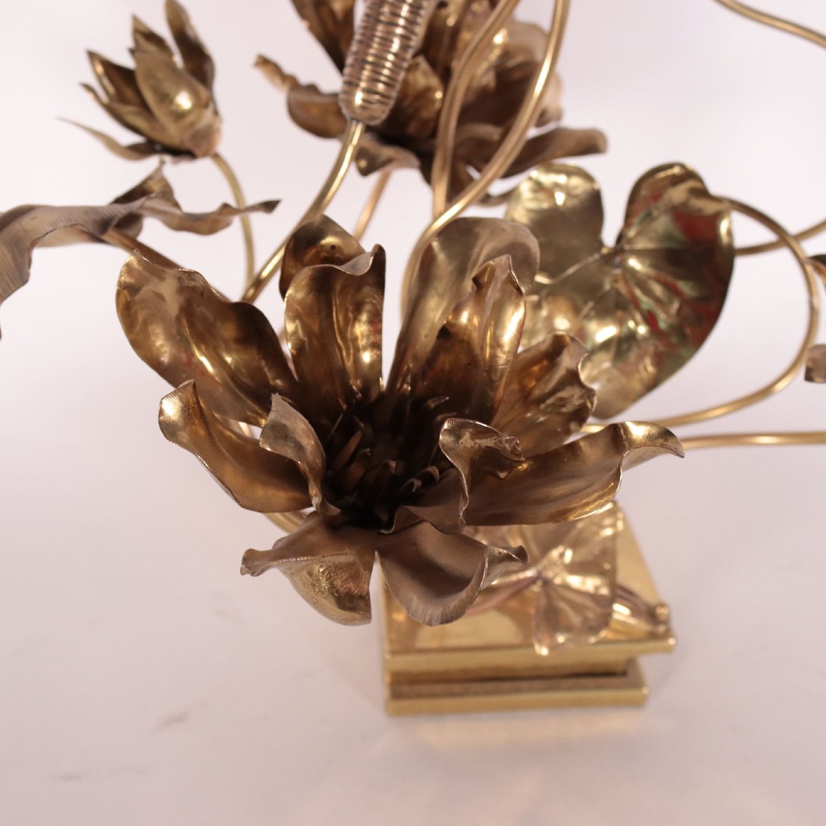 Coppia Sculture Stile Maison Jansen Ottone Anni 70 Francia -photo-7