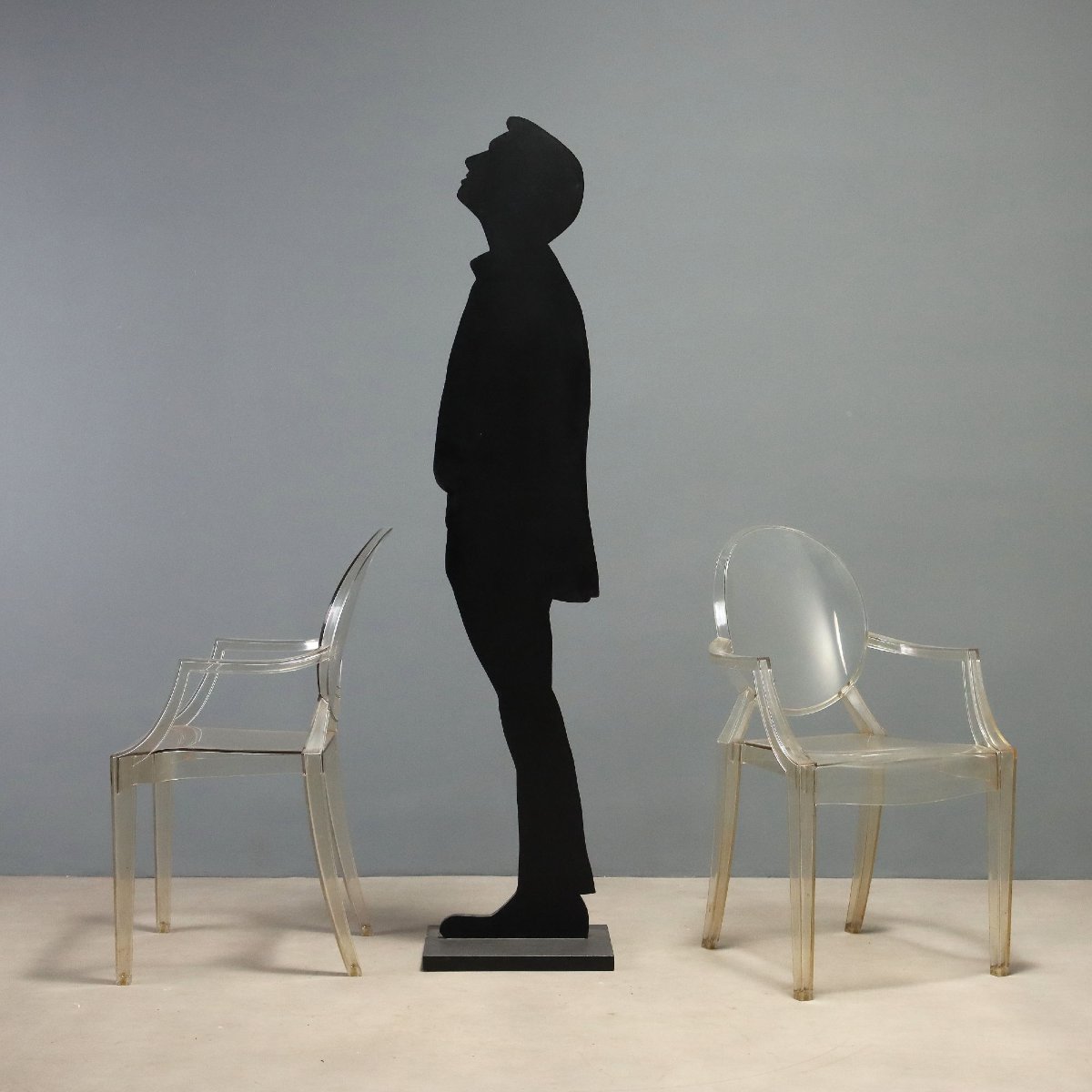 Set 6 Sedie 'Louis Ghost' Design Philippe Starck per Kartell Anni 2000 Originali-photo-2