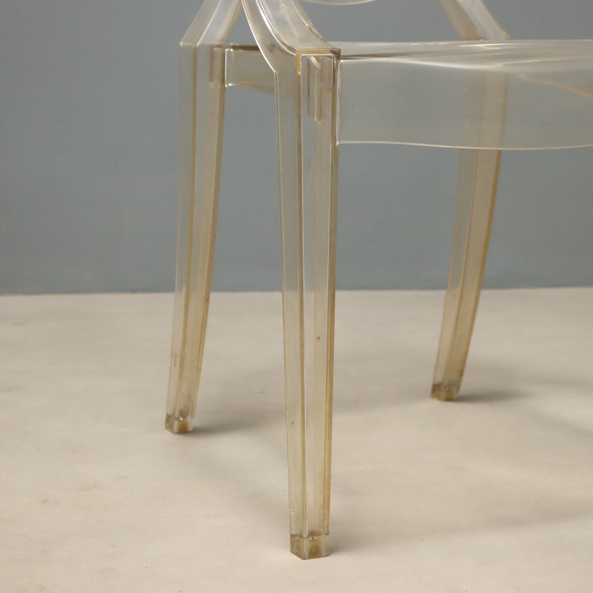 Set 6 Sedie 'Louis Ghost' Design Philippe Starck per Kartell Anni 2000 Originali-photo-2
