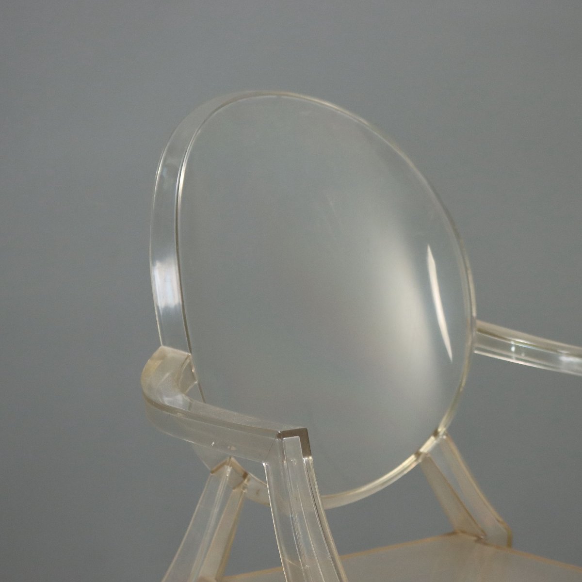 Set 6 Sedie 'Louis Ghost' Design Philippe Starck per Kartell Anni 2000 Originali-photo-3