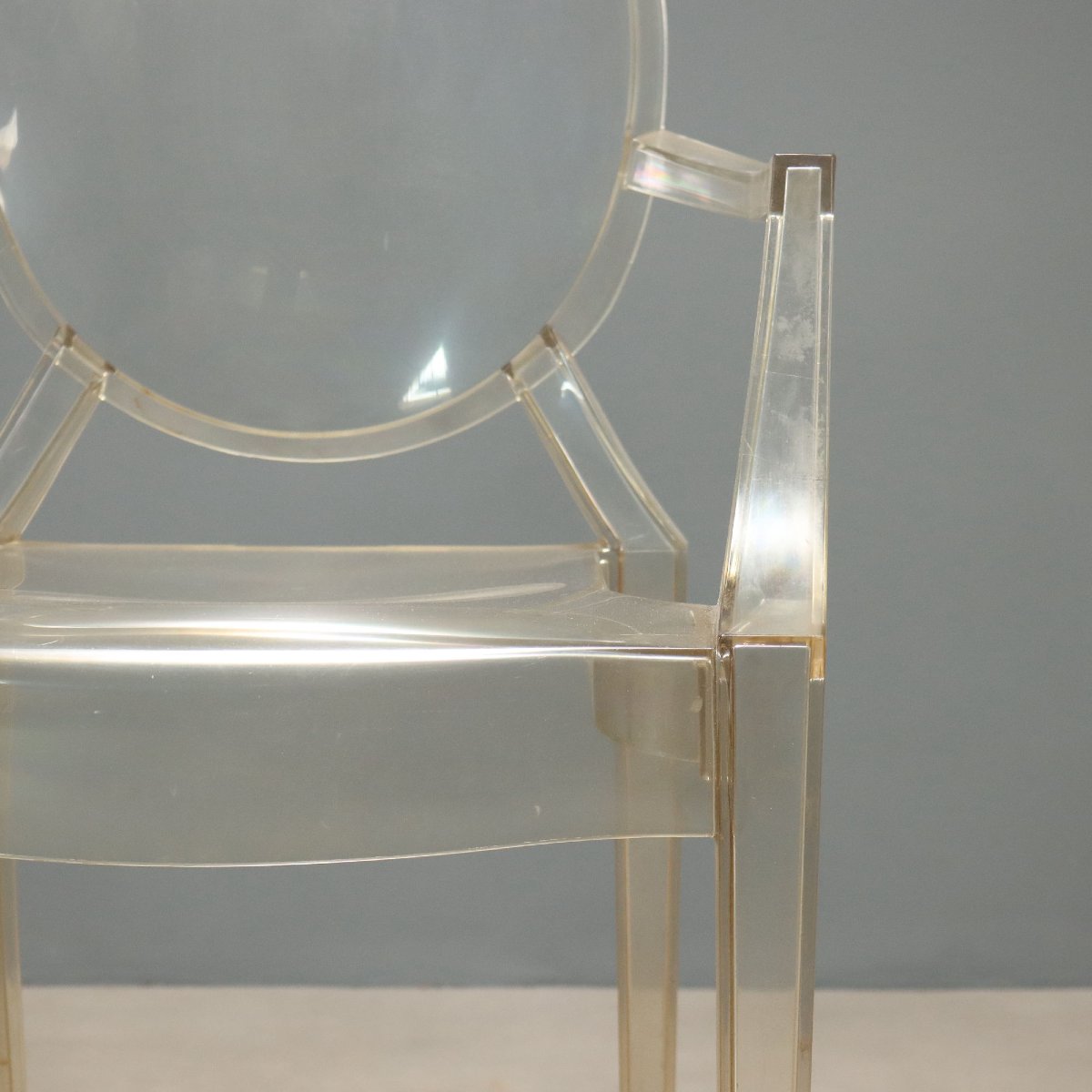 Set 6 Sedie 'Louis Ghost' Design Philippe Starck per Kartell Anni 2000 Originali-photo-5